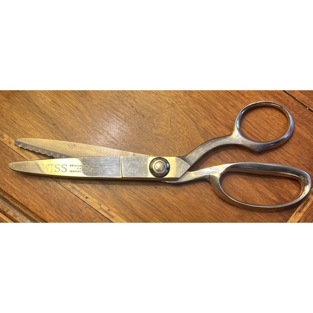 Vintage WISS Pinking Shears Made In USA - Picture 2 of 9